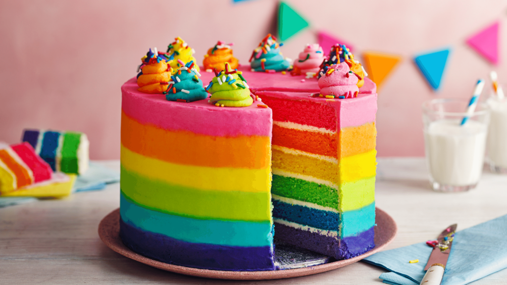 rainbow birthday party theme for boys