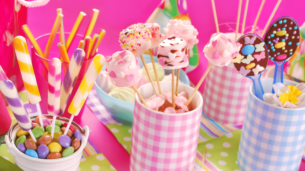 Candy  birthday theme for girls 