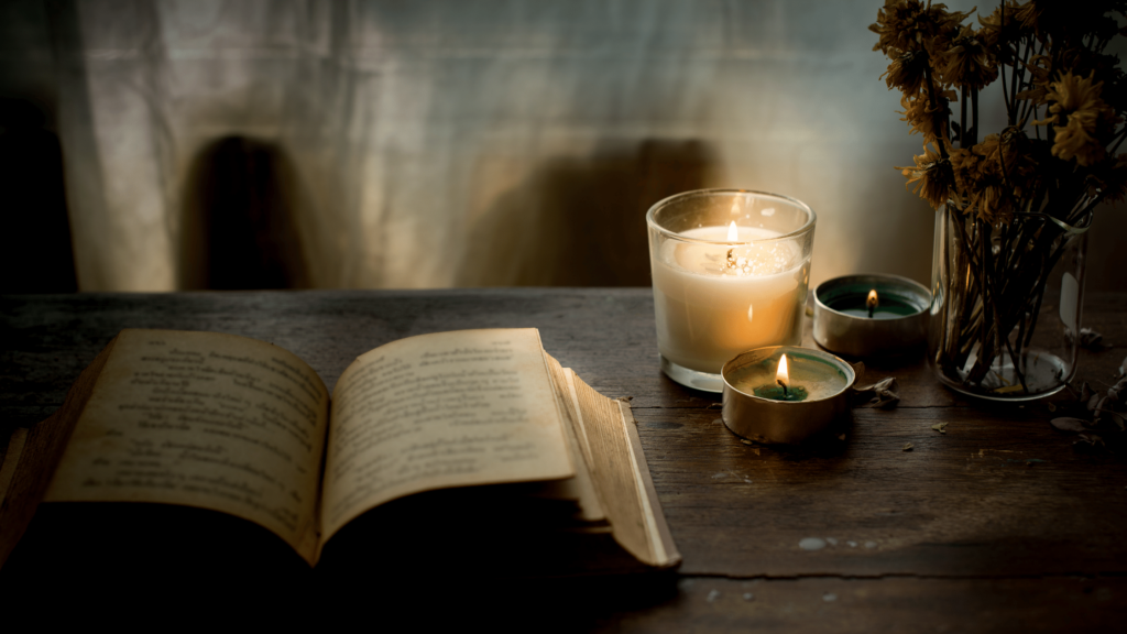 Candles for book lover