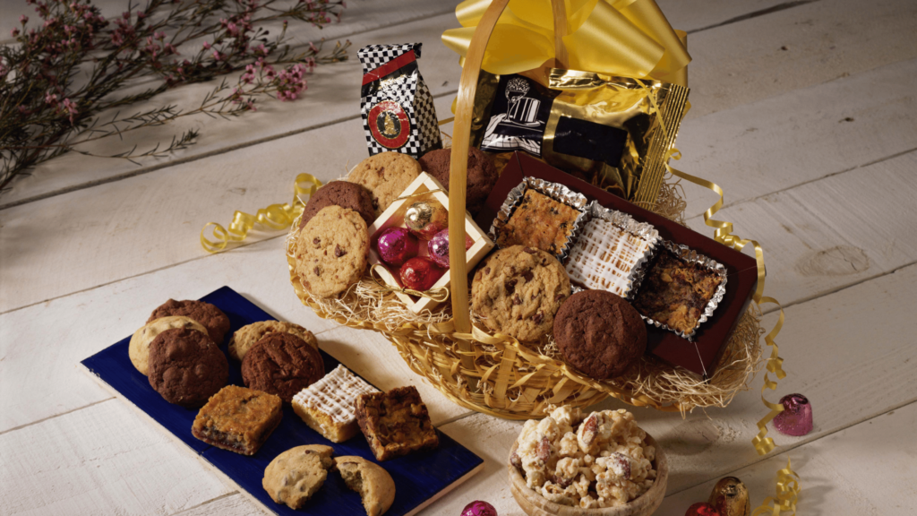 Chocolate & Cookies gift basket for office colleagues