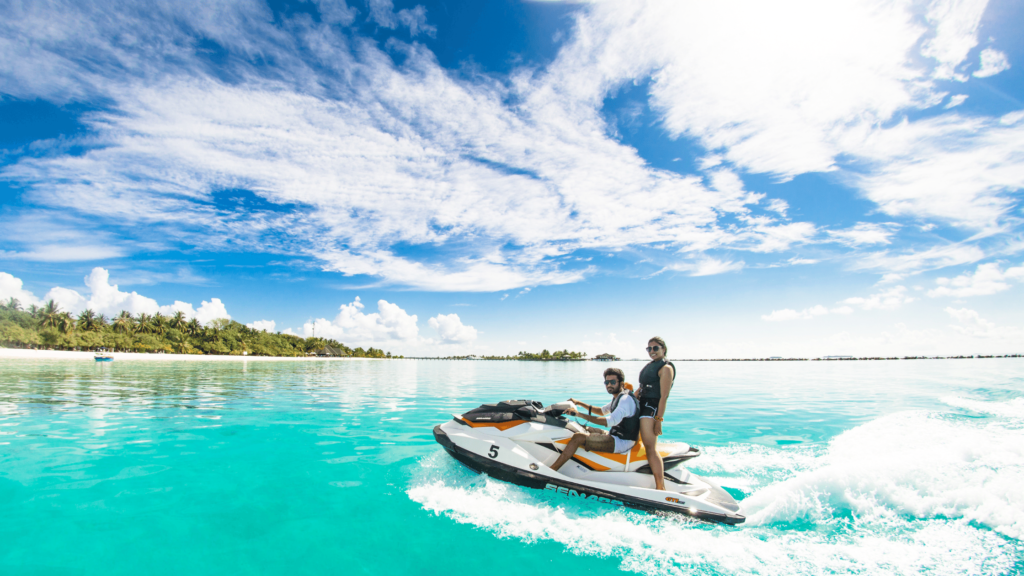 Jet ski as an experience gifts