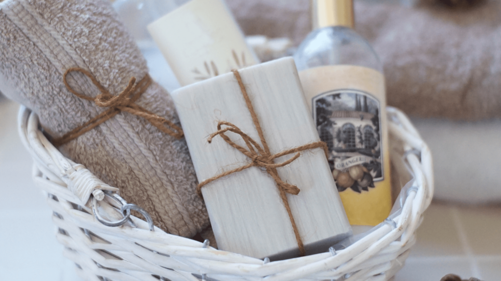 Gifts basket for Bridal shower gift ideas