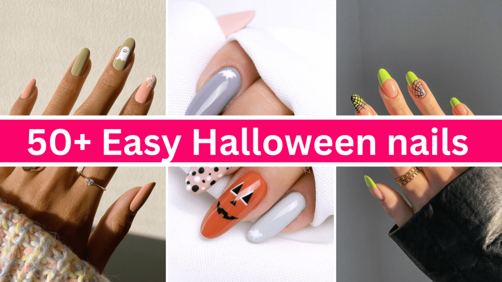 Easy Halloween nails