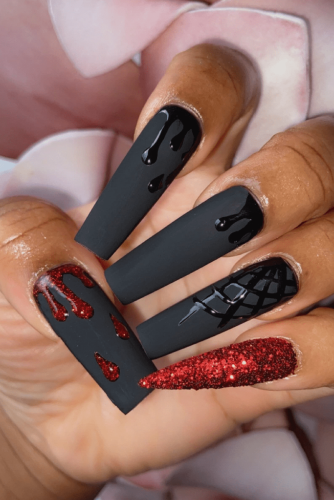 halloween nails designs