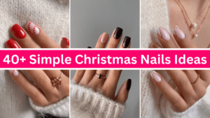40+ Simple Christmas Nails Ideas