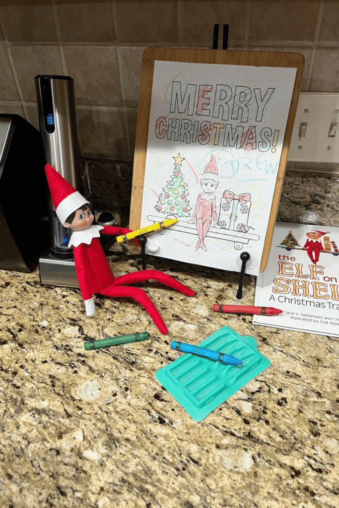 Elf Coloring Session